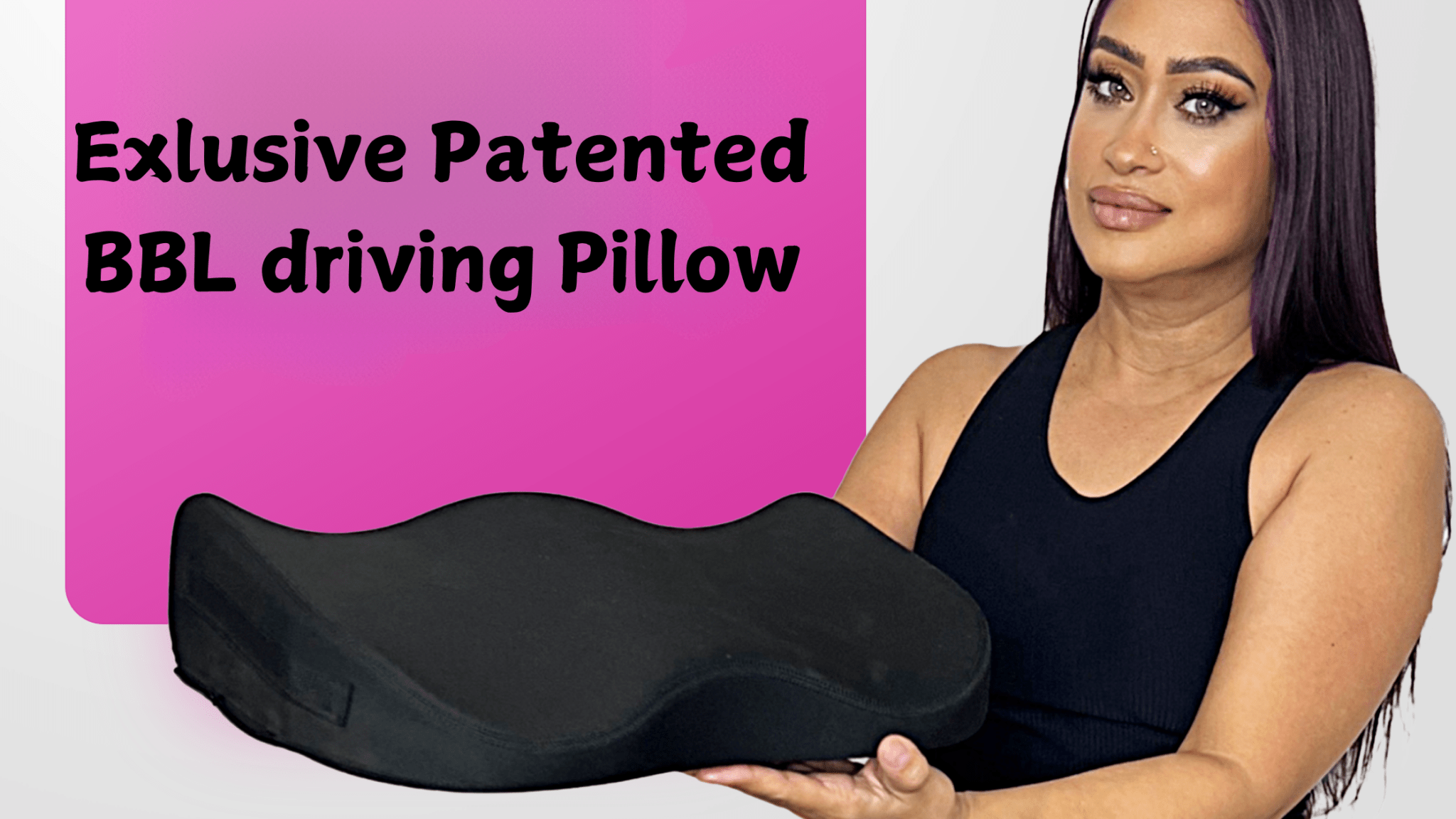 Bombshell Patented BBL Pillow for Car - Bombshell Booty Pillow
