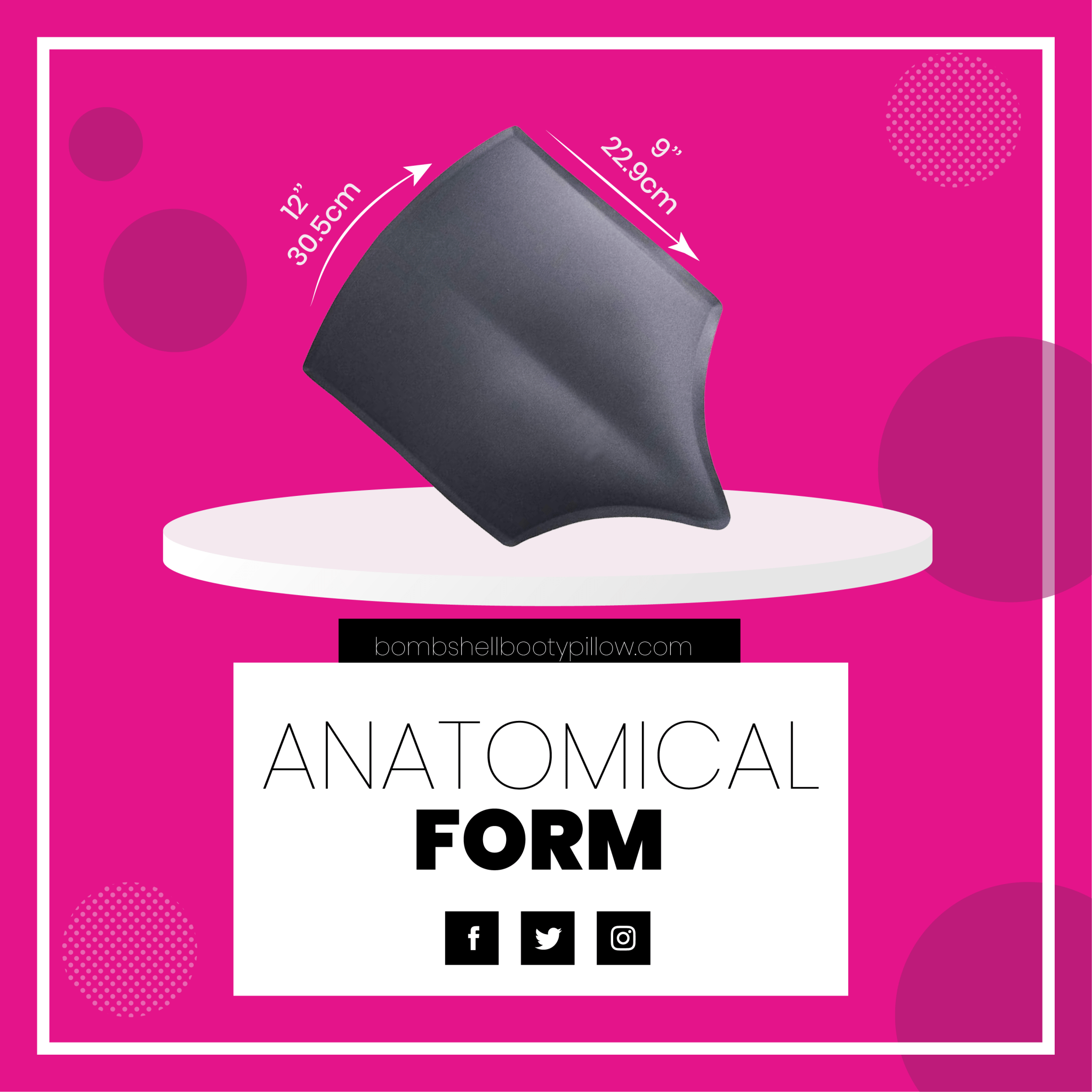 LUMBAR MOLDER BACKBOARD - Bombshell Booty Pillow