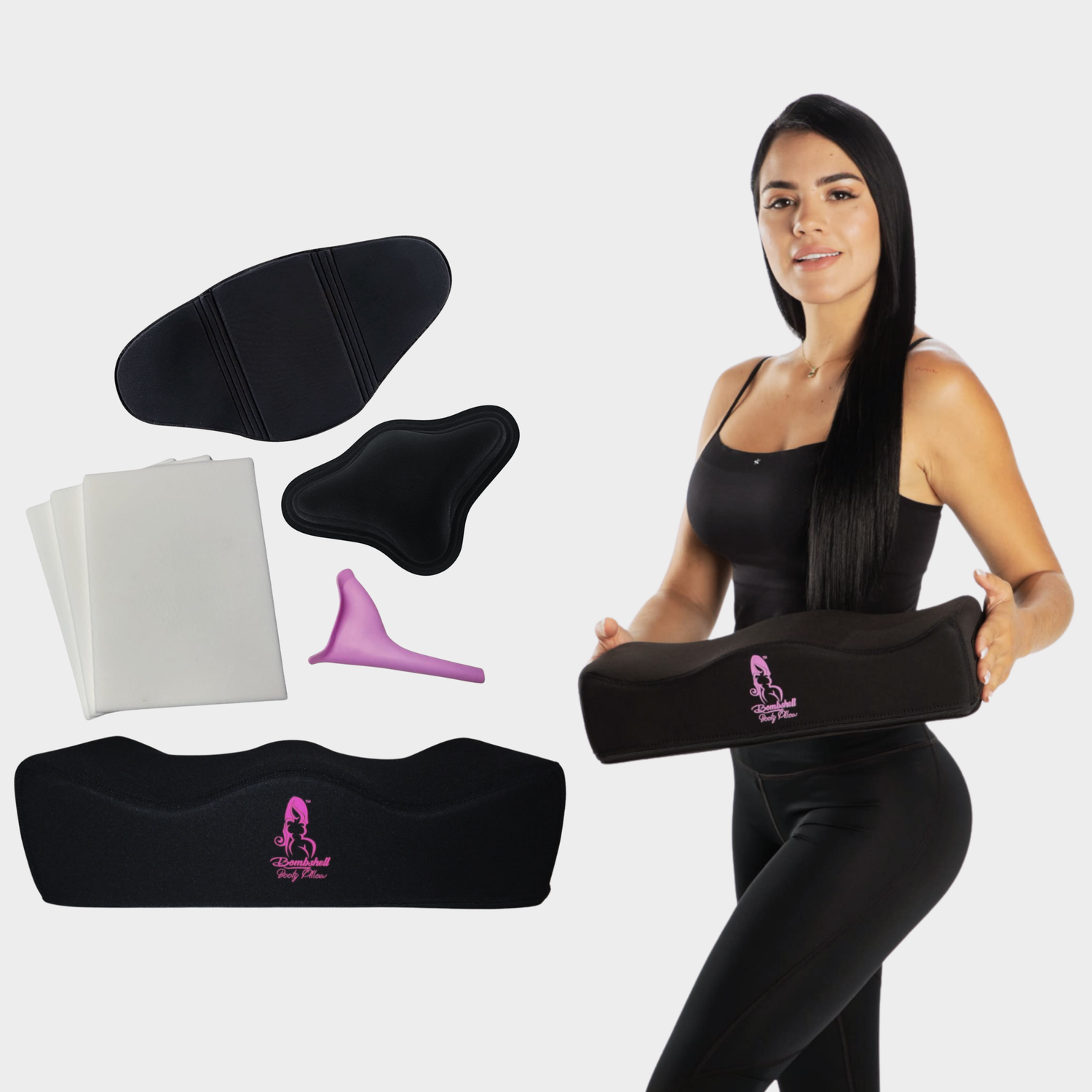 BBL Recovery Kit V3: Booty Pillow, Compression Board, Lipo Foam & More - Bombshell Booty Pillow