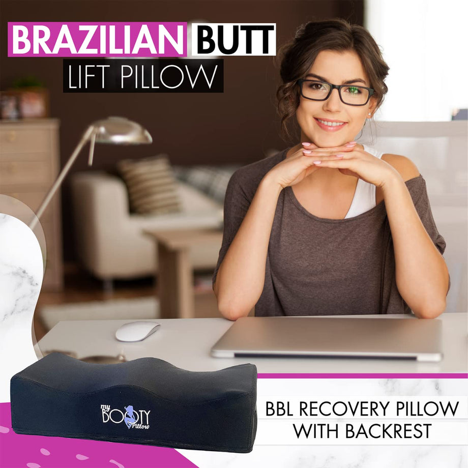 AOSSA BBL Pillow Back Support Brazilian Pillow After Surgery Butt Pillows  for Woman Post Recovery Butt Lift Sitting Driving Chair Seat Cushion(Back