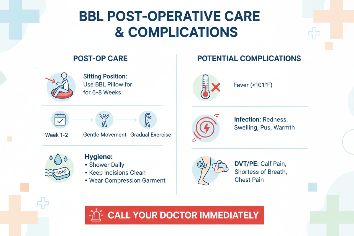Complicaciones postoperatorias de BBL: ¡lo que debes saber! – Bombshell ...