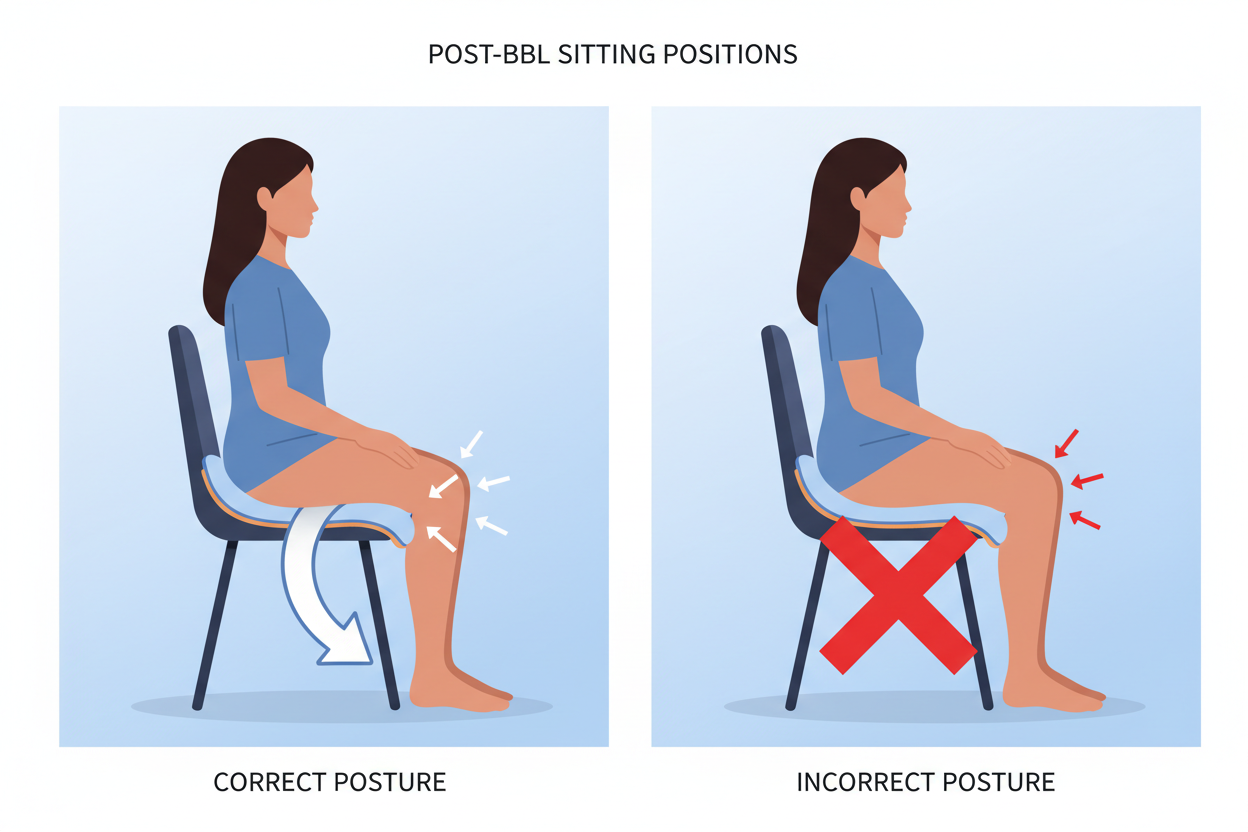 How to Sit After BBL Surgery Without Ruining Results