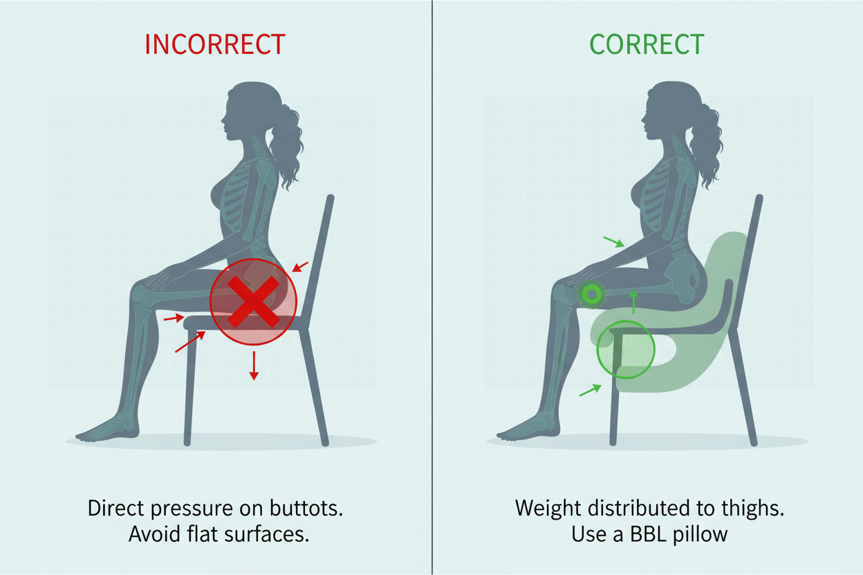 Best BBL Pillow for Sitting After Surgery (Surgeon-Informed Recovery Guide)