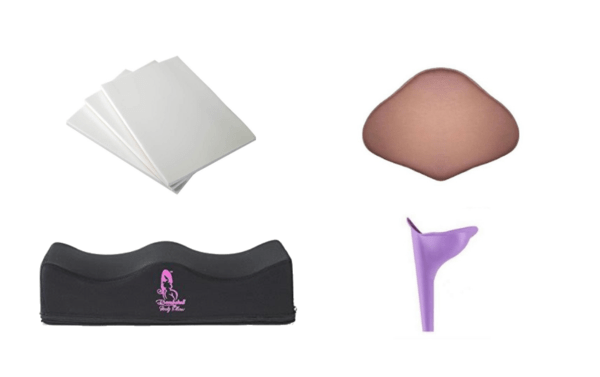 Brazilian Butt Lift Post Op Essentials Kits with cushion back rest - Bombshell Booty Pillow