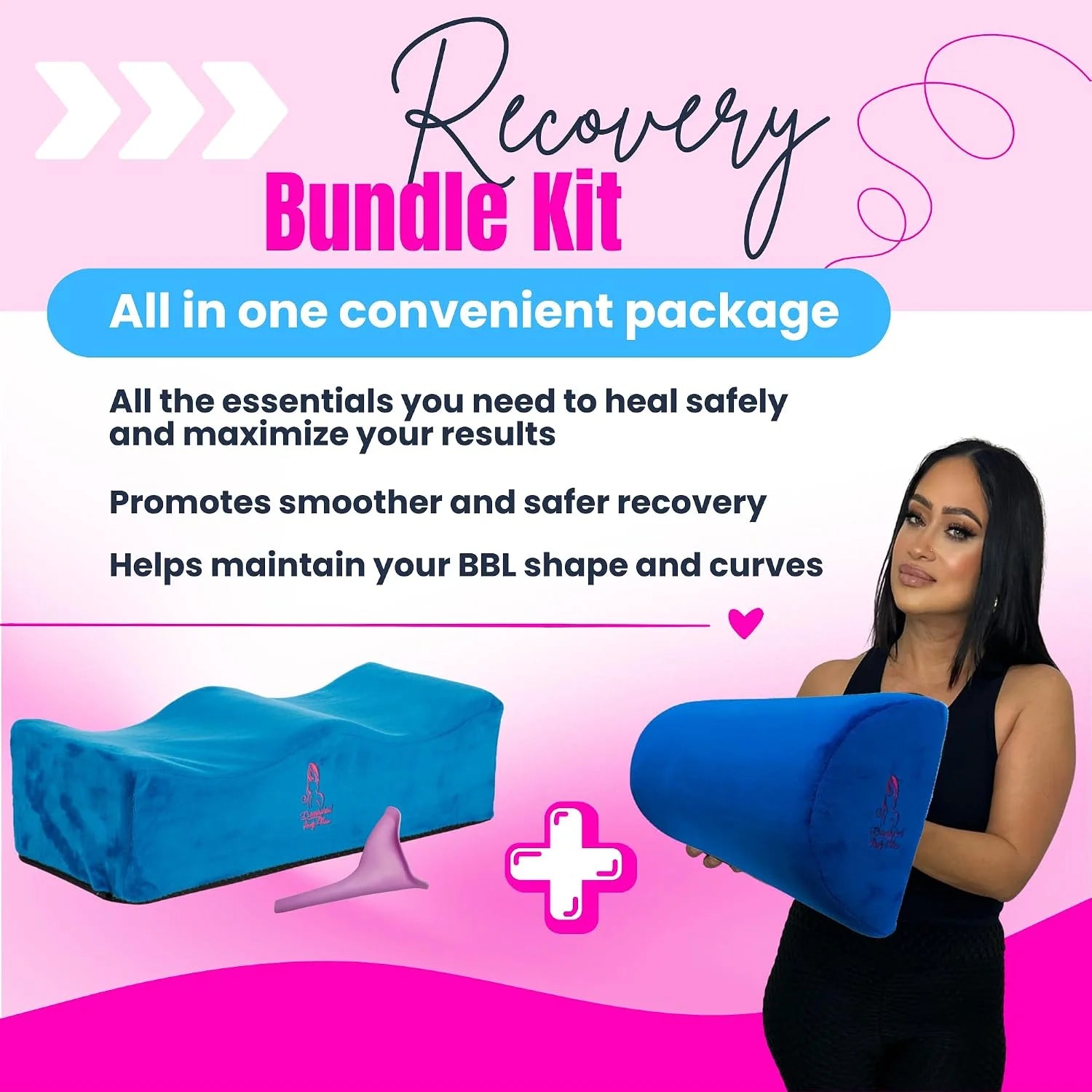 BBLPillowAfterSurgerywithDetachableBackSupportPillow_BBLPostSurgerySuppliesandLumbarPillow 