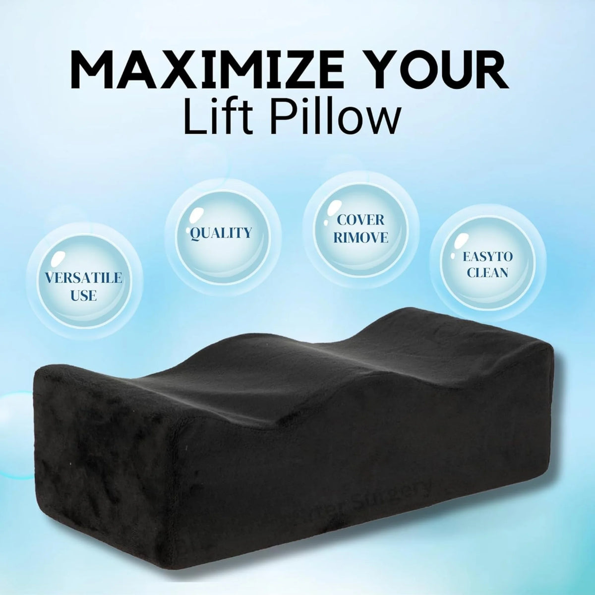 BBL Pillow with Back Support Cushion cojin bbl almohada bbl