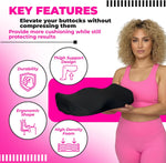 Patented BBL Car Pillow | Best Post-Surgery Driving Recovery Cushion - Bombshell Booty Pillow