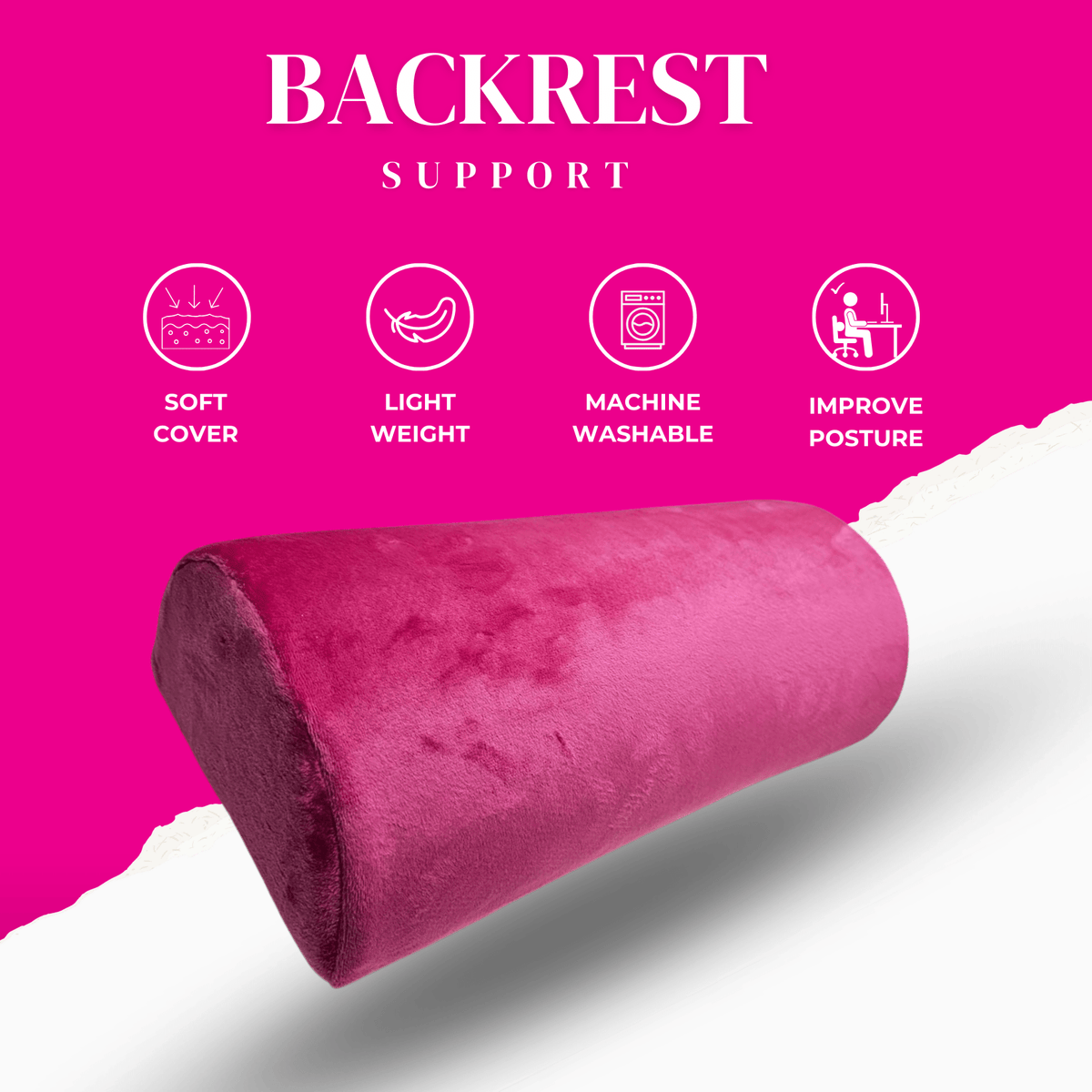BBL Pillow After Surgery with Detachable Back Support Pillow, BBL Post Surgery Supplies and Lumbar Pillow 