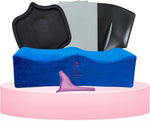 BBL sitting cushion Kit 7-Piece BBL Pillow Recovery Bundle with abdominal Boards & Lipo Foam how to pee after BBL Blue