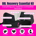 What's included in the BBL recovery kit — pillow, backrest, board, foam pads and urinal 