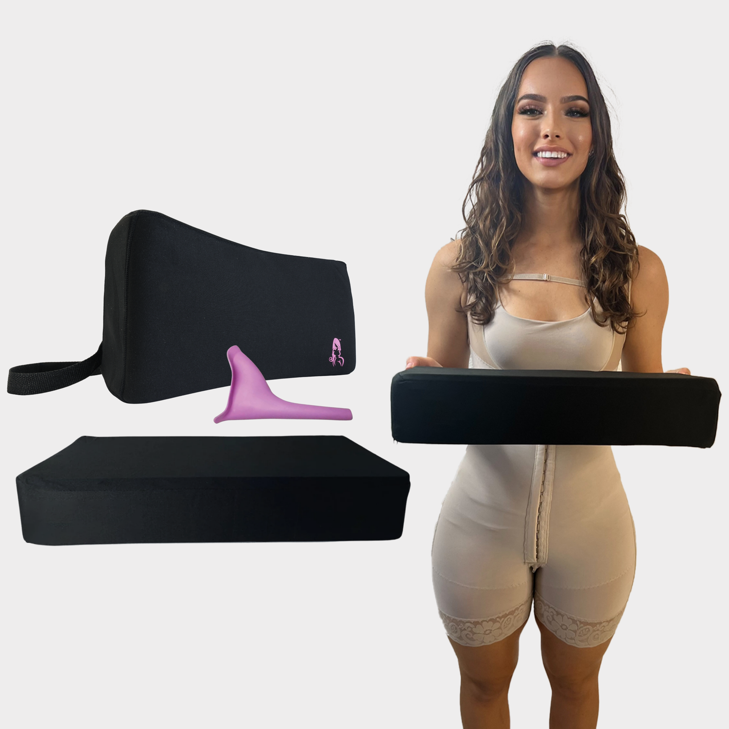 Brazilian Butt Lift V2 BBL Recovery Pillow & Backrest Combo