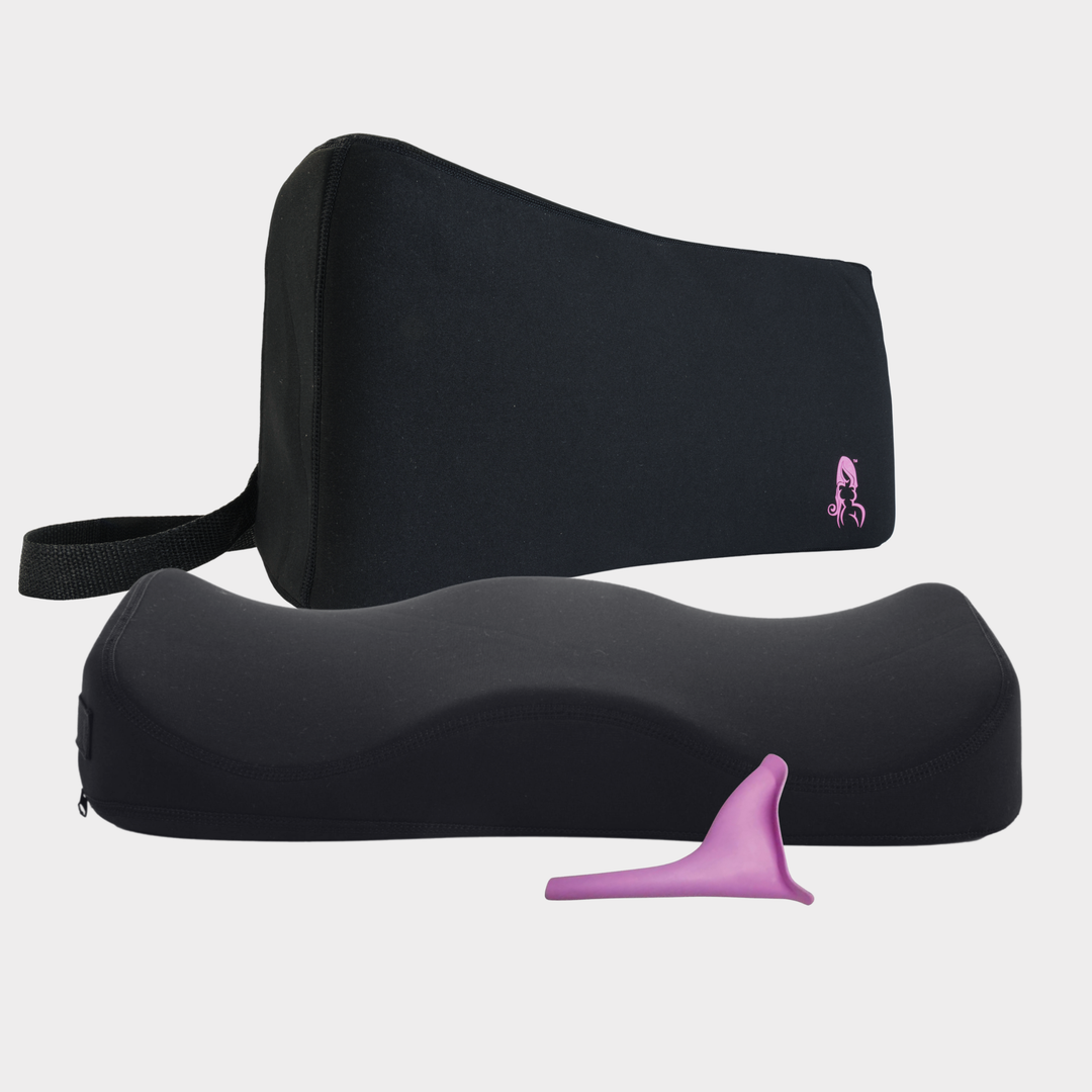 BBL Pillow for Driving & Backrest Support Combo-Bombshell Booty Pillow