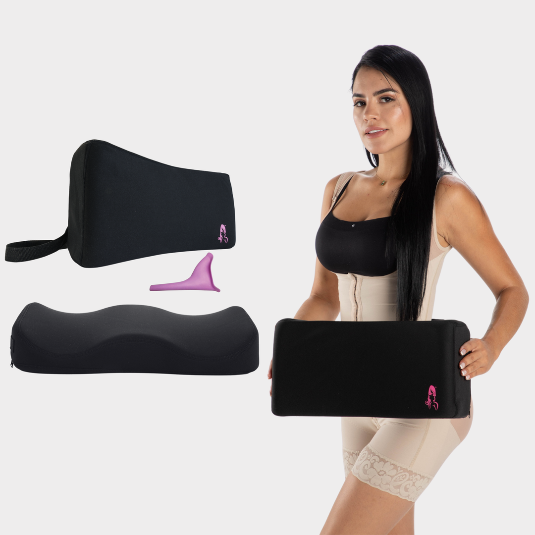 BBL Pillow for Driving & Backrest Support Combo-Bombshell Booty Pillow