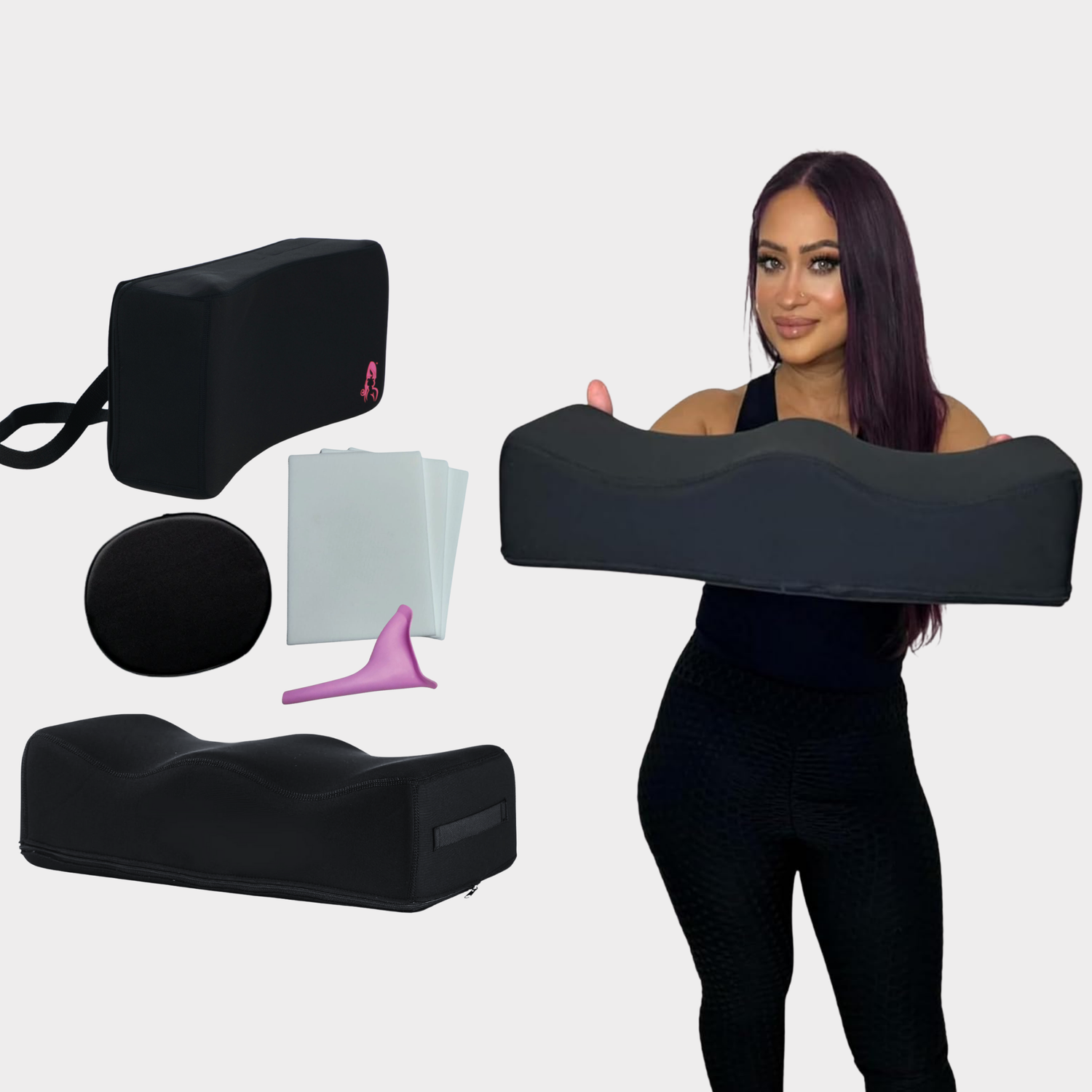 Le kit de récupération BBL ultime avec notre coussin d'assise assistée le plus doux, notre dossier et plus encore