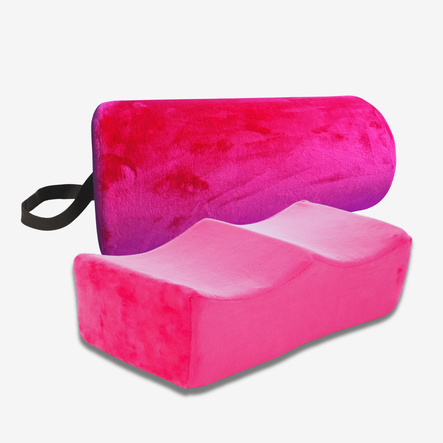 bbl pillow with back support pink