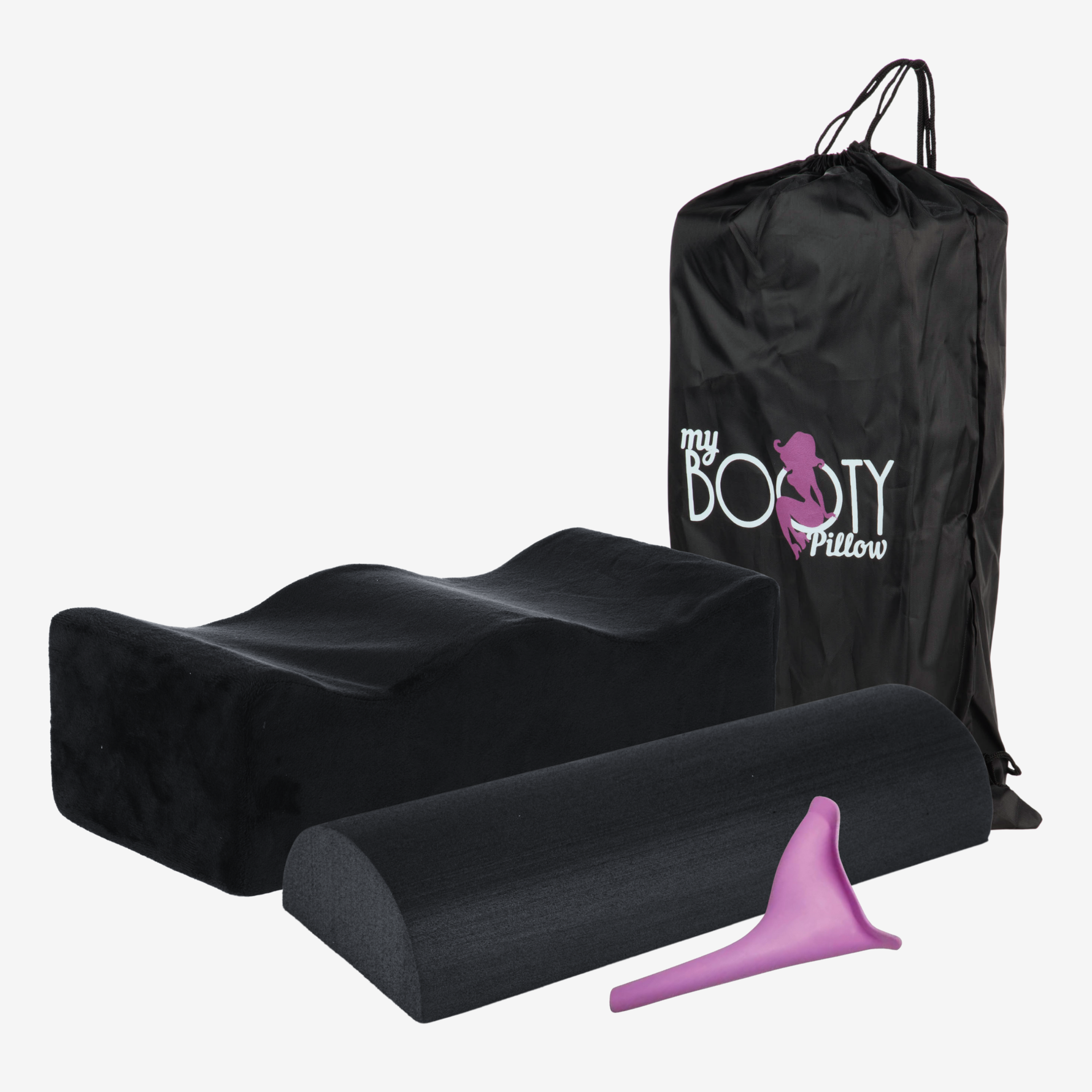 Black BBL pillow and toilet riser recovery kit – Brazilian butt lift post-op supplies 