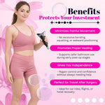 How to use a collapsible female pee funnel – simple 3-step guide for standing to pee anywhere Black 