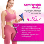 Compact collapsible female urinal size comparison – fits in purse, backpack, or glovebox for on-the-go use Blue 