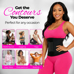 Sauna waist trainer 5 steel bone high compression for ultimate snatch and contour