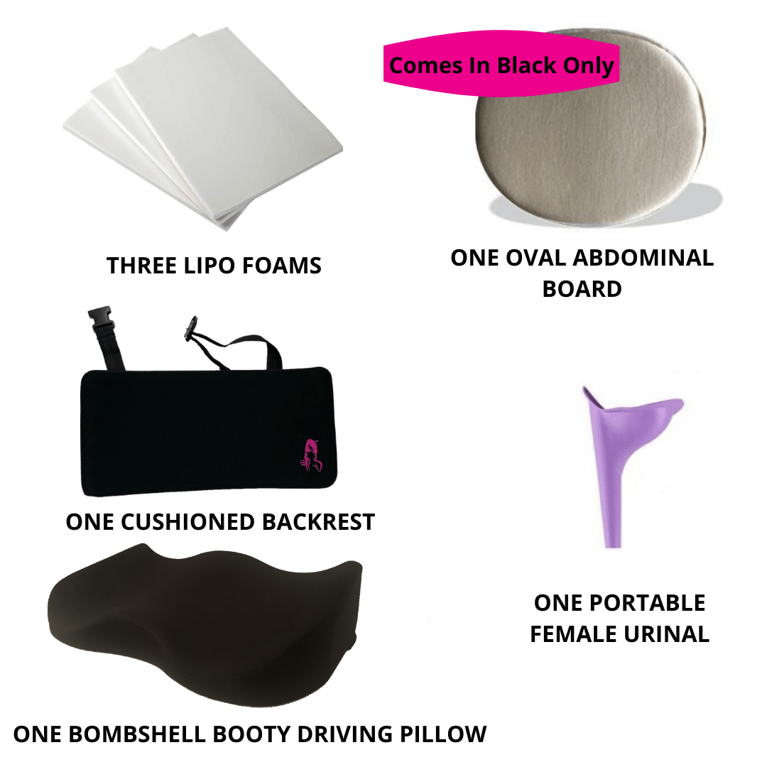 BBL Driving Pillow with Backrest kit - Bombshell Booty Pillow