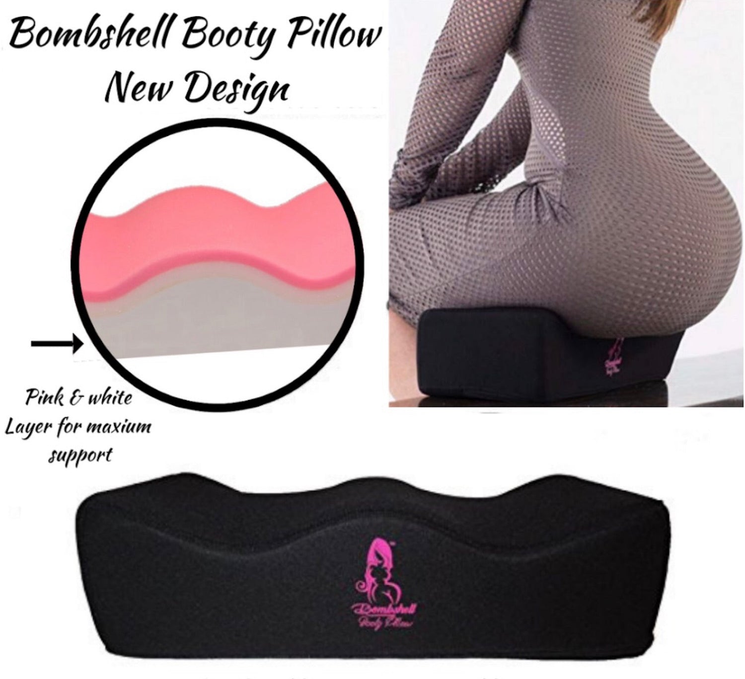 Bombshell Booty BBL Pillow: Comfort and Convenience with Tote Bag - Bombshell Booty Pillow