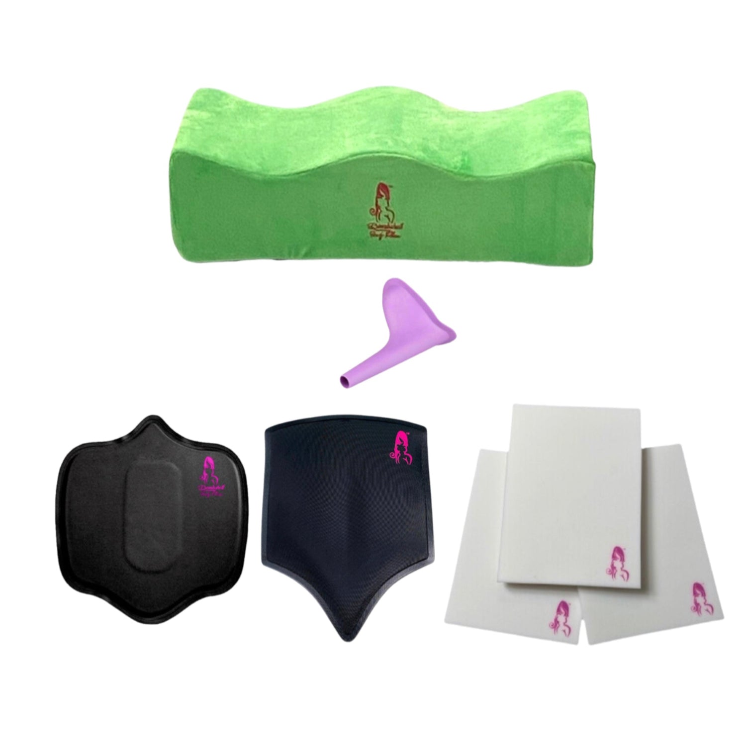 Bombshell Neon Green BBL Pillow Recovery Kit Bundle - Bombshell Booty Pillow