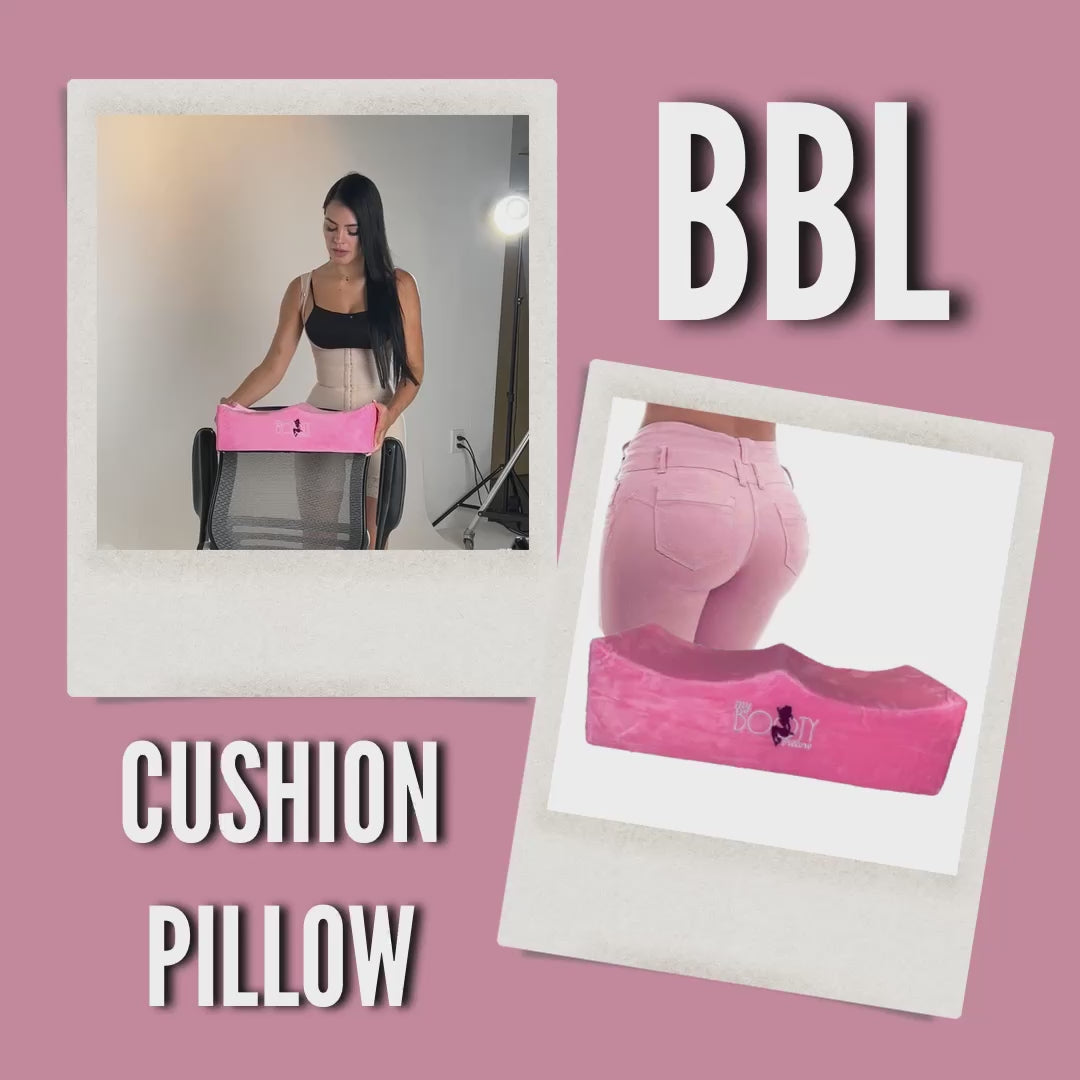 Pink Pillow and Toilet Riser