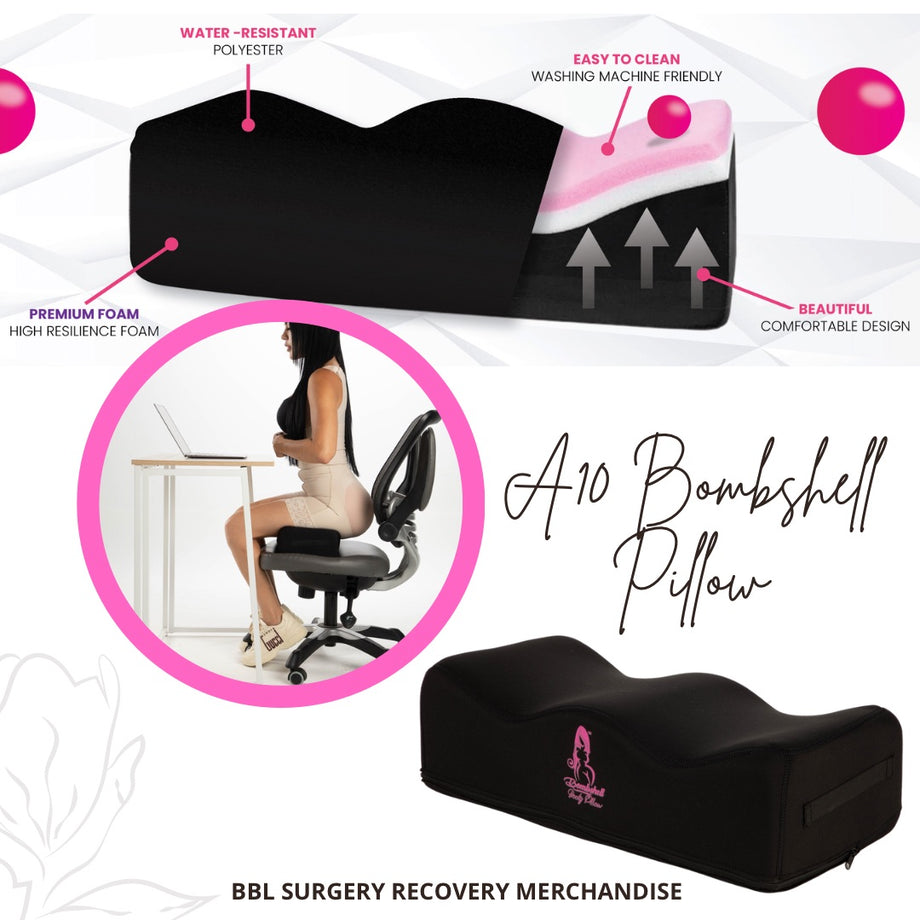 Bombshell Booty Pillow - BBL Pillow for Driving & Backrest Support Com -  Bombshell Booty Pillow