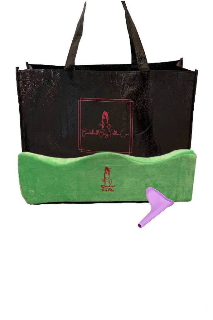 Bbl pillow with tote bag and urinal 