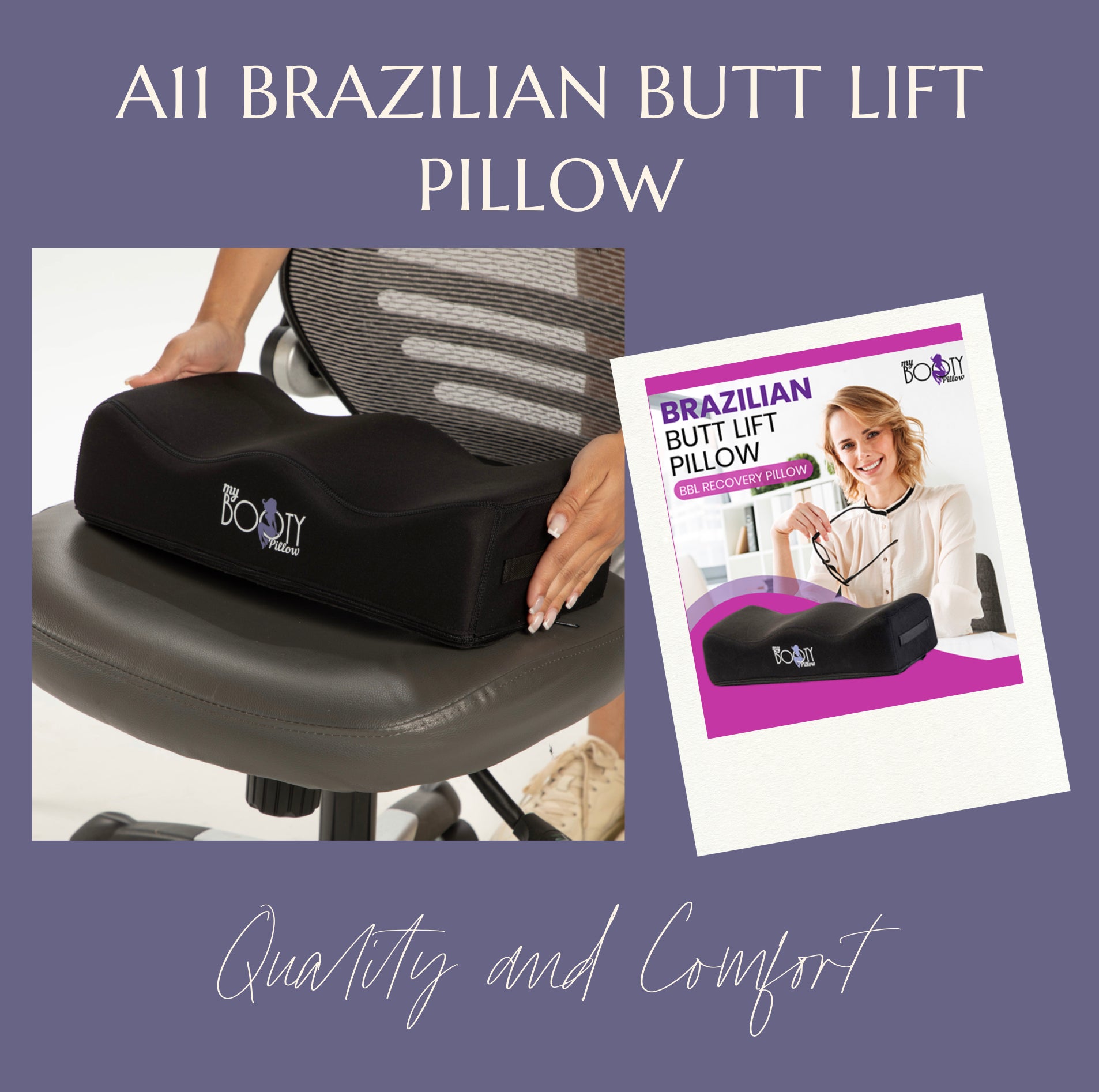 BBL Pillow Brazilian Butt Lift Pillow After Surgery Seat Cushion Butt  Pillow for Sitting Driving Post Recovery Booty Pillows Chair Buttlift  Buttocks