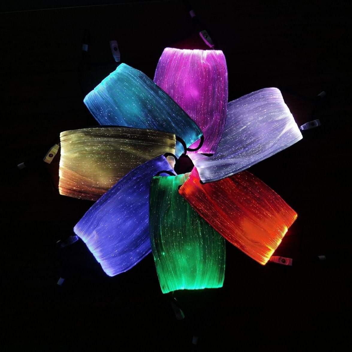 LED FACE MASK 7 changeable colors comes with usb cable - Bombshell Booty Pillow