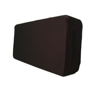 My Booty Pillow Flat BBL Pillow Front View – Compact Rectangular Black Post-Surgery Recovery Cushion