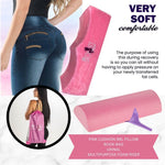 Pink BBL pillow kit with carry bag – post-op BBL recovery supplies 