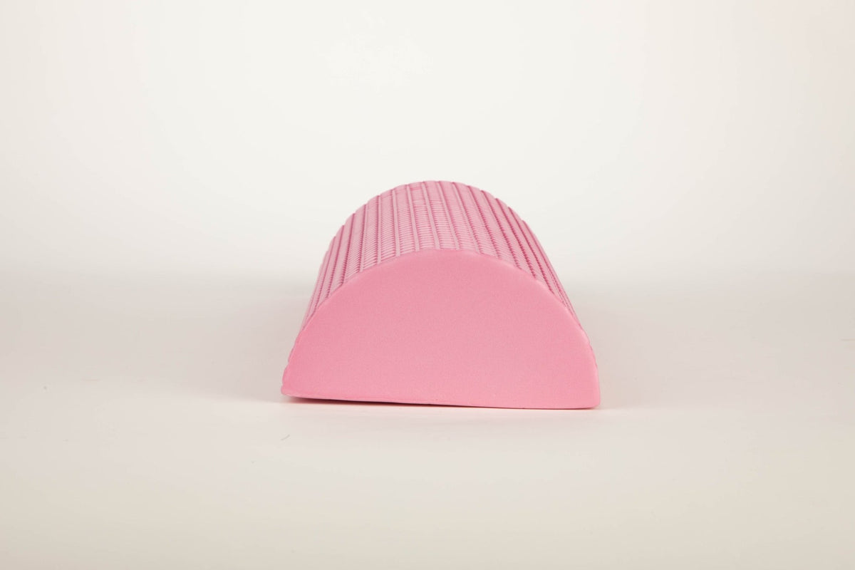 Pink BBL recovery kit contents – cushion pillow, toilet riser, bookbag, and urinal 