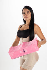 Pink BBL surgery recovery kit – cushion pillow and toilet riser for BBL healing 